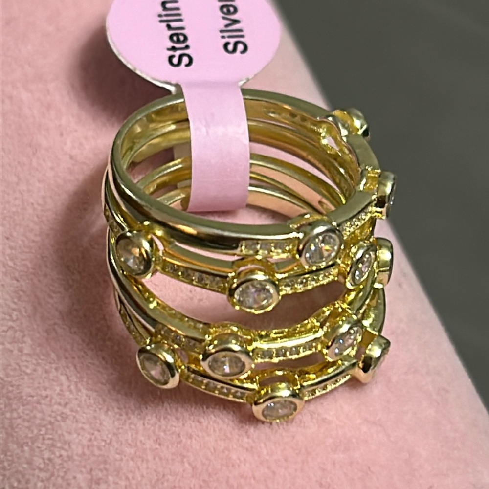 Sterling Silver Four Stackable Rings - image 1